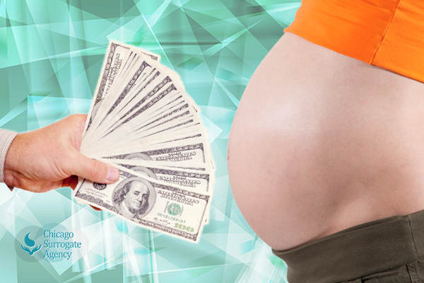 how much does a surrogate mother get paid